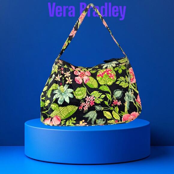 RARE & RETIRED Vera Bradley Shoulder Bag in “Botanica” Floral Pattern - Picture 2 of 7